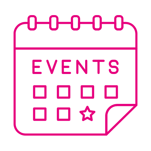 Events calendar icon showing scheduled activities and gatherings