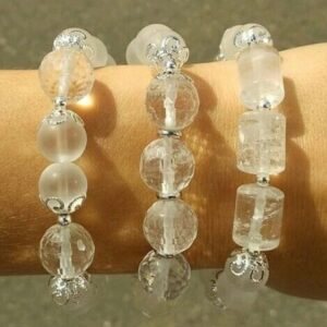 Handcrafted crystal bead bracelets by Crystal Yatra, crystal jewellery shop at Al Mouj Commercial Centre, Muscat