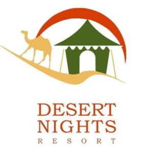 Desert Nights Resort logo, luxury desert camp Al Wasil Wahiba Sands Oman