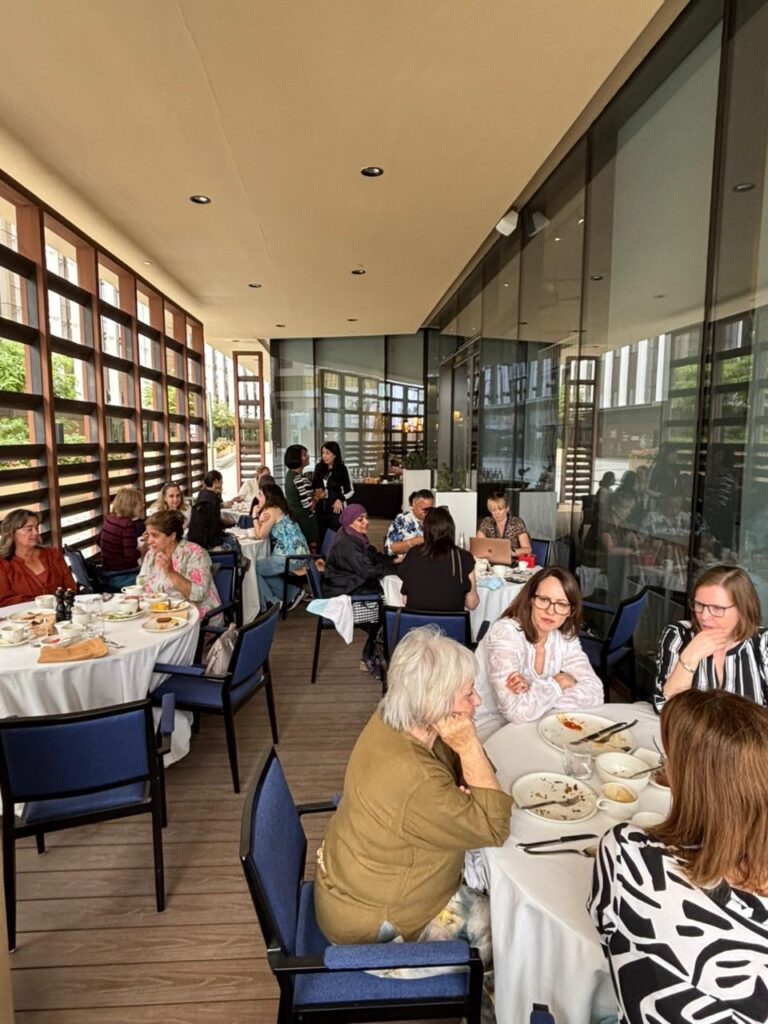 WGO members at a Wednesday coffee morning in Muscat